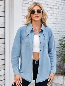 StyleCast Women Opaque Casual Shirt