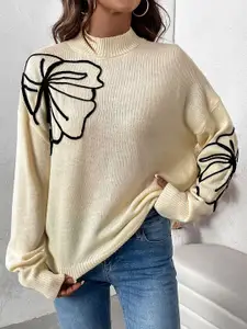 StyleCast x Revolte Women Embroidered Sweatshirt