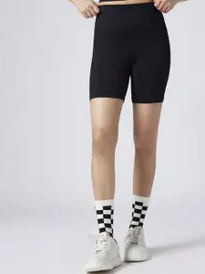 FEIER Women Skinny Fit High-Rise Sports Shorts