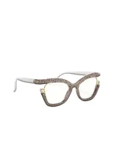 ZAADRAN Men Embellished Full Rim Wayfarer Sunglasses With Polarised UV Protected Lens