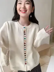 StyleCast Women Woollen Cardigan Sweater