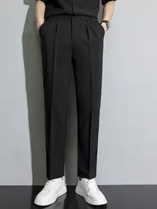 StyleCast x Revolte Men Loose Fit Mid-Rise Pleated Formal Trouser