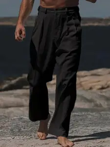 StyleCast x Revolte Men Straight Fit Chinos Trousers