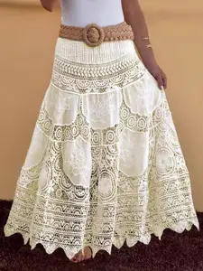 Routes by All About You Self Design Tiered Maxi Skirts