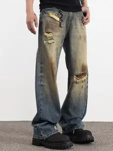 StyleCast x Revolte Men Light Fade Jeans