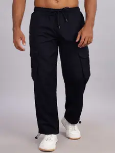 PAUL STREET Men Relaxed Fit Mid-Rise Cargo Trousers sway collection