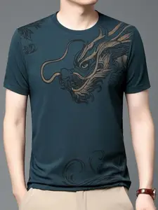 StyleCast Men Graphic Printed Round Neck T-shirt