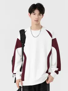 StyleCast x Revolte Men Solid Sweatshirt