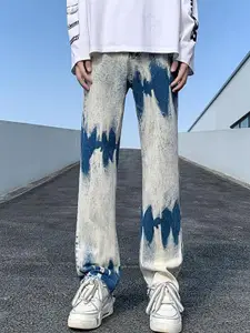 StyleCast x Revolte Men Straight Fit Heavy Fade Jeans