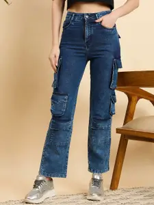 Mast & Harbour Women Bootcut High-Rise Jeans