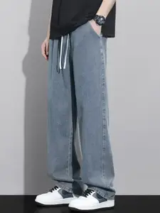 StyleCast Men Solid Wide Leg Stretchable Jeans