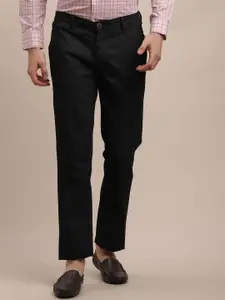 Turtle Men Printed Relaxed Skinny Fit Chinos Trousers