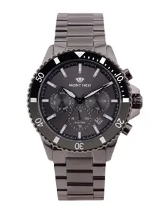 MONT NEO Men Dial & Bracelet Style Straps Analogue Watch 3510M-M8416