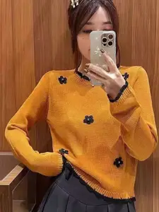 StyleCast Women Embroidered Pullover