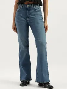 United Colors of Benetton Women Regular Fit High-Rise Light Fade Jeans