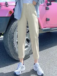 StyleCast Women Straight Fit High-Rise Jeans