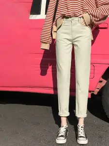 StyleCast Women Cotton Straight Fit High-Rise Jeans