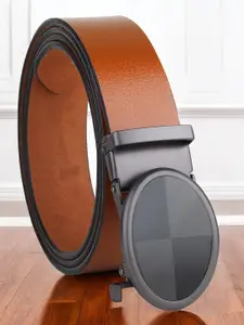 Provogue Men Textured Leather Formal Belt