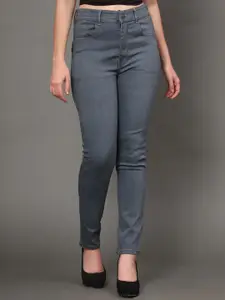 CORSICA Women Jean Skinny Fit High-Rise Light Fade Stretchable Jeans