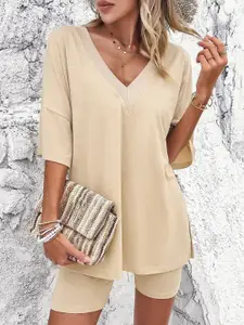 StyleCast Women Top With Shorts Co-Ords