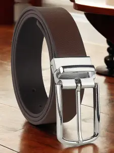 Provogue Men Textured Leather Formal Belt