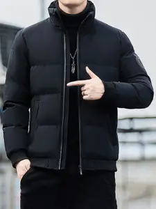 StyleCast x Revolte Men Mock Collar Puffer Jacket