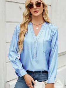StyleCast Women Opaque Casual Shirt