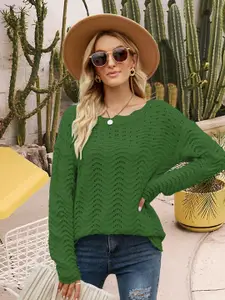 StyleCast Women elf Design Round Neck Pullover