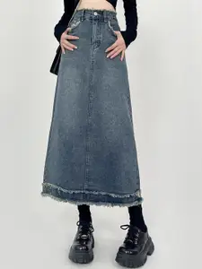 StyleCast Women Pure Cotton A-Line Midi Skirts