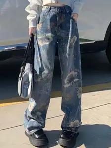 StyleCast x Revolte Women Relaxed Fit Light Fade Stretchable Jeans