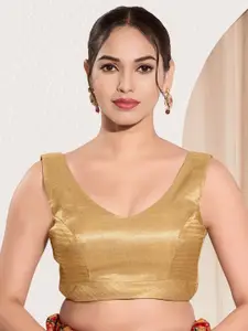 VAMAS - THE DESIGNER BLOUSES V Neck Padded Saree Blouse