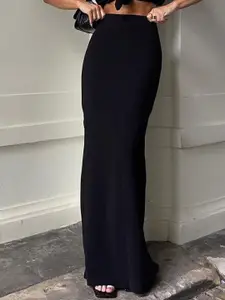 StyleCast x Revolte Women Flared Maxi Skirt