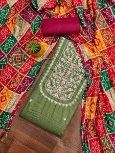 Panzora Embroidered Unstitched Dress Material