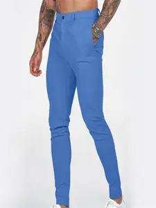 StyleCast x Revolte Men Slim Fit Mid-Rise Trouser