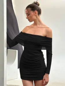 StyleCast Off-Shoulder Bodycon Mini Dress