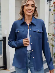 StyleCast Women Opaque Casual Shirt