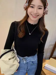 StyleCast Women Ribbed Woollen Sweater