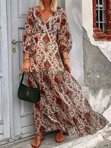 StyleCast Women Ethnic Motifs Printed  Maxi Dress