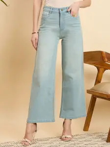 Mast & Harbour Women Wide Leg High-Rise Jeans