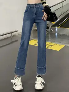 StyleCast Women Slim Fit High-Rise Light Fade Jeans