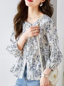 StyleCast Printed Cotton Top