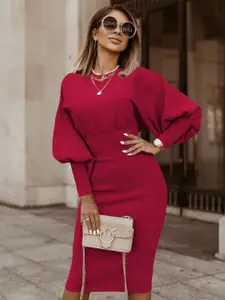 StyleCast x Revolte A-Line Midi Dress