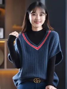 StyleCast Women Striped Pullover