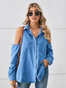 StyleCast Women Opaque Casual Shirt