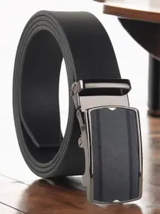Provogue Men Textured Leather Formal Belt