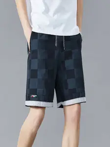 StyleCast x Revolte Men Checked Technology Shorts
