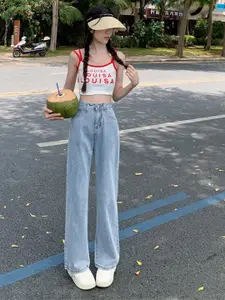 StyleCast Women Cotton Straight Fit High-Rise Jeans