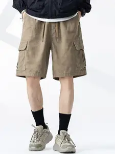 StyleCast x Revolte Men Printed Loose Fit Outdoor Cargo Shorts