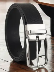 Provogue Men Textured Leather Formal Belt