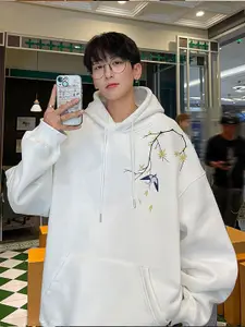 StyleCast x Revolte Men Printed Hooded Sweatshirt